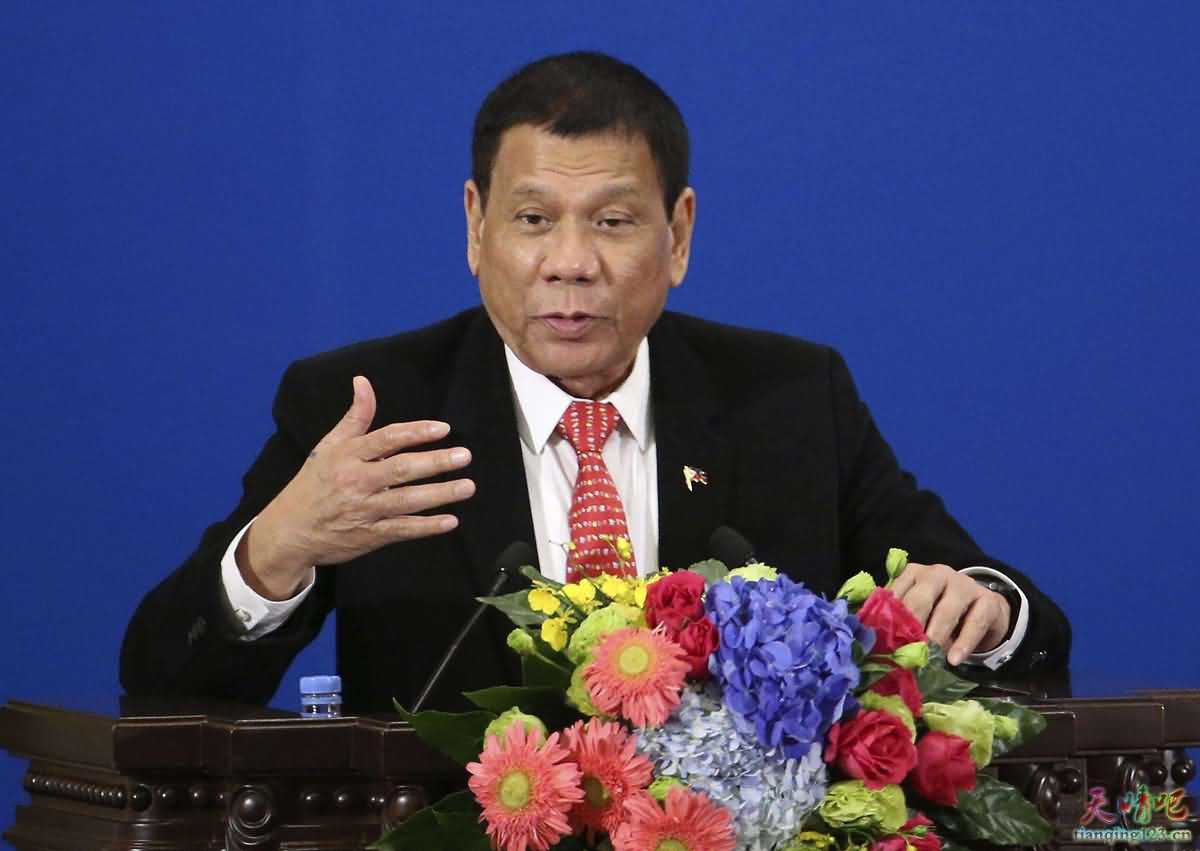 与美国分道扬镳？菲律宾总统杜特尔特访华演讲