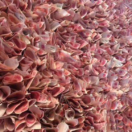 女友庆生用33万现金做有钱花
