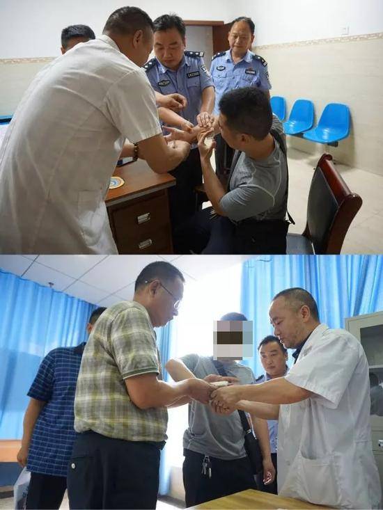 局党委成员前往医院看望受伤民警