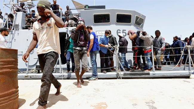 难民船利比亚沉没