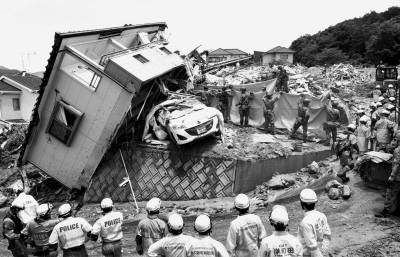 日本暴雨遇难过百 广岛县伤亡最惨重