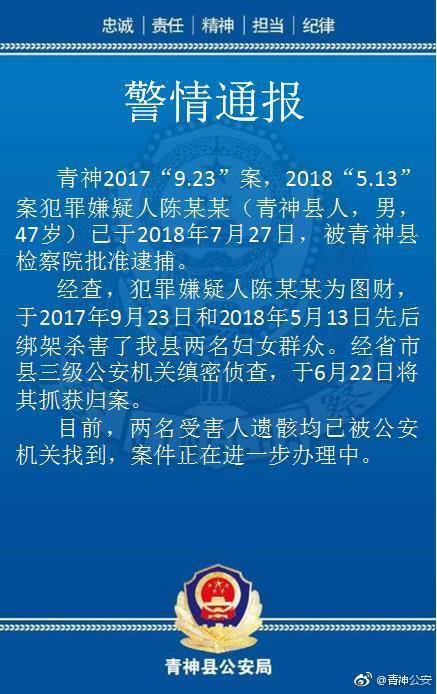 男子为图财1年内杀2名妇女 1名被害人遗骸已找到