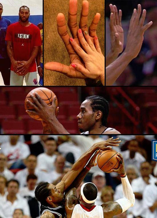 莱纳德的手有多大两掌包住整个篮球