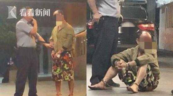 吸毒的人也有多惨？男子烂醉持刀砍人被抓还挑衅警察