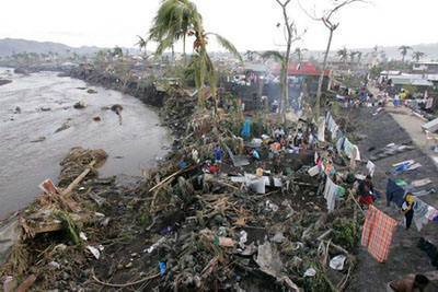 菲律宾台风泥石流