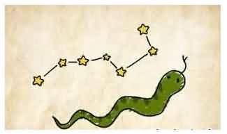 一条蛇和北斗七星