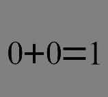 0+0=1是什么成语