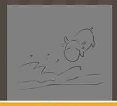 牛在海边 牛喝水
