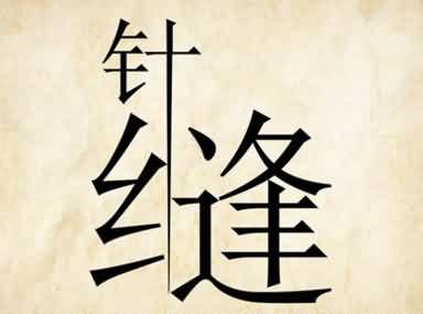 针缝是什么成语