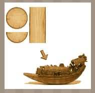 木头和船是什么成语