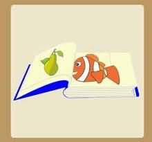 一条鱼和一个梨在书上是什么成语