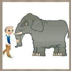 大象和人是什么成语
