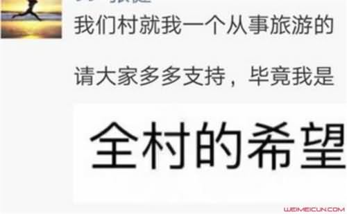 全村人的希望是什么梗 全村人的希望是什么梗
