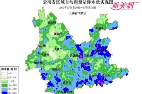 云南省降水量 云南省降水量
