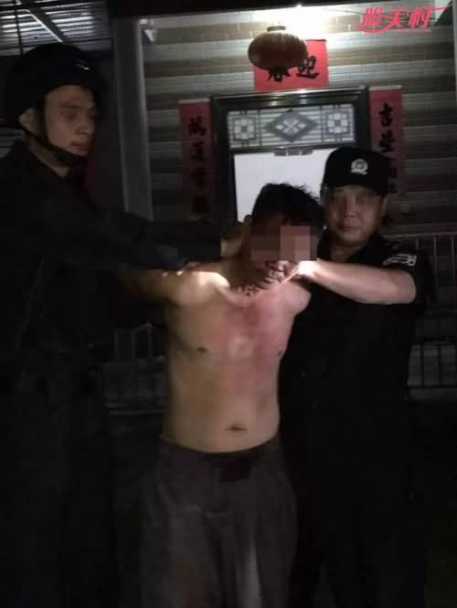 村民被抓