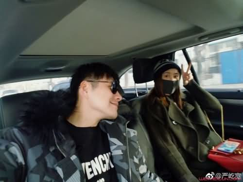 严屹宽与妻子杜若溪 严屹宽与妻子杜若溪