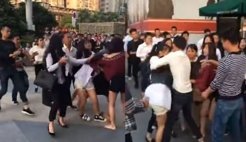 广西女白领约群架