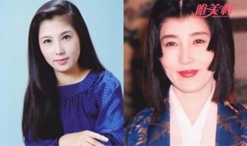 大原丽子年轻时与年老时照片