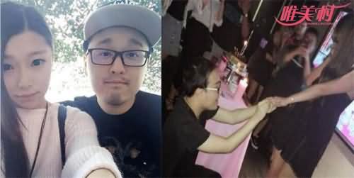 笑笑向女友慧慧求婚成功