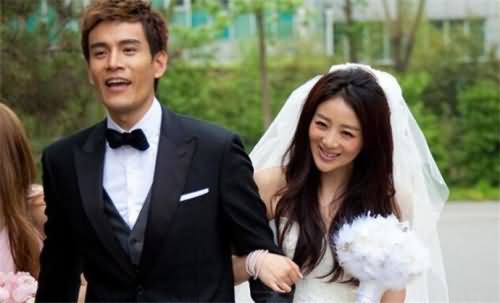 小李琳经超婚纱照