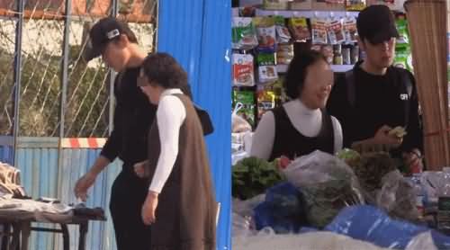 张桐带妈逛路边摊