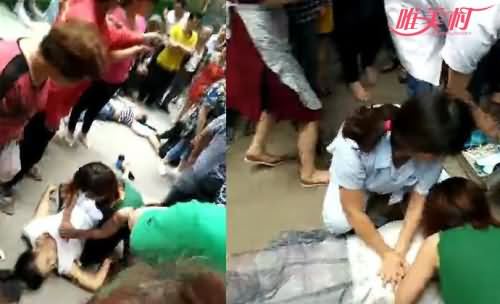 女生跳楼砸死过路行人 女生跳楼砸死过路行人