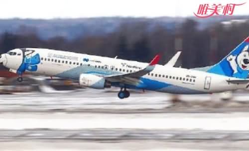 航空公司将飞机涂成哈士奇 航空公司将飞机涂成哈士奇