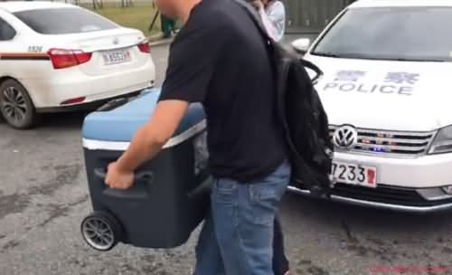 交警护送活体肺源 交警护送活体肺源