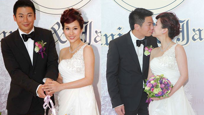 文颂娴李梓慎婚纱照