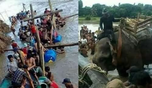 打捞现场