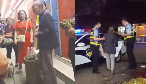 大爷卖椿芽到深夜,大爷卖椿芽,大爷