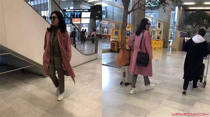 江疏影被拍成1米3