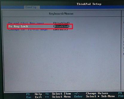 联想E335笔记本fn功能键bios设置方法(1)