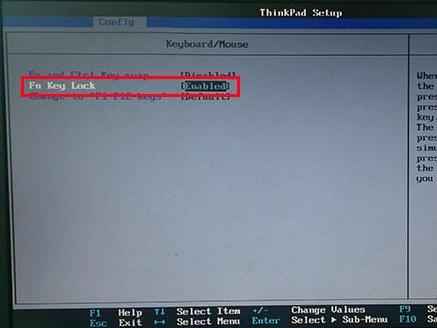 联想E335笔记本fn功能键bios设置方法(3)