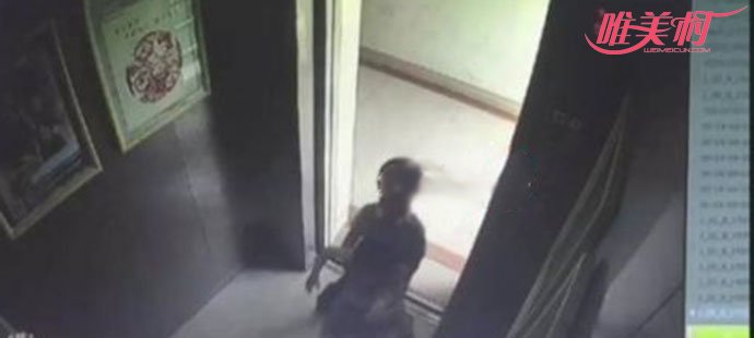女童被关电梯
