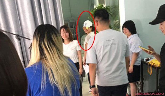 陈妍希探班老公陈晓 陈妍希探班老公陈晓