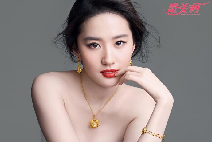 刘亦菲奢华珠宝写真