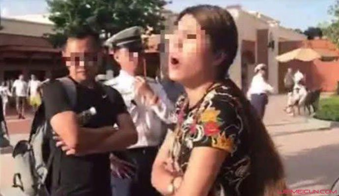 夫妻迪士尼顺走童车 夫妻迪士尼顺走童车