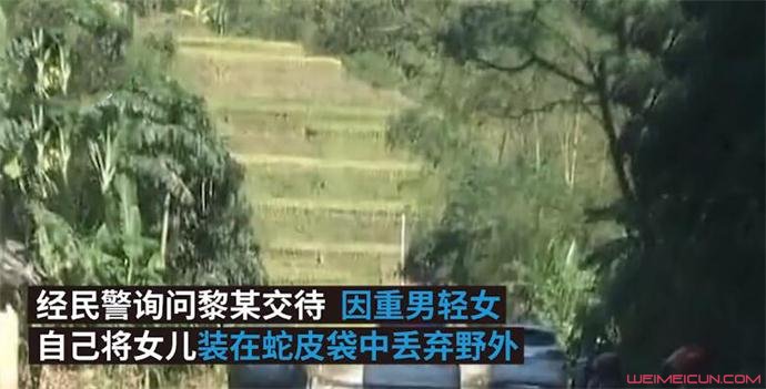 女婴装袋抛下山崖的原因