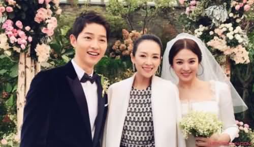 章子怡出席双宋婚礼照 章子怡出席双宋婚礼照