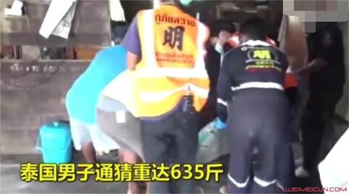 泰国男子重635斤 泰国男子重635斤