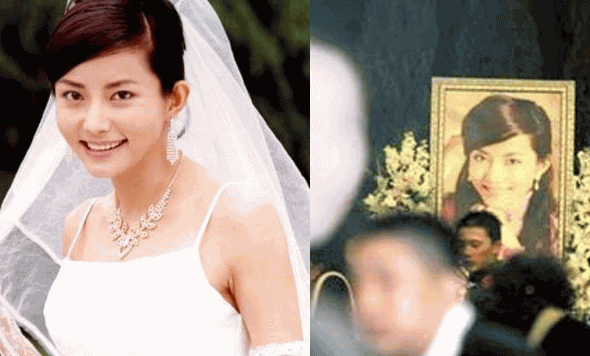 李钰遗体穿婚纱照片 真的是让人惋惜和不舍
