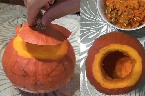 制作南瓜灯 制作南瓜灯