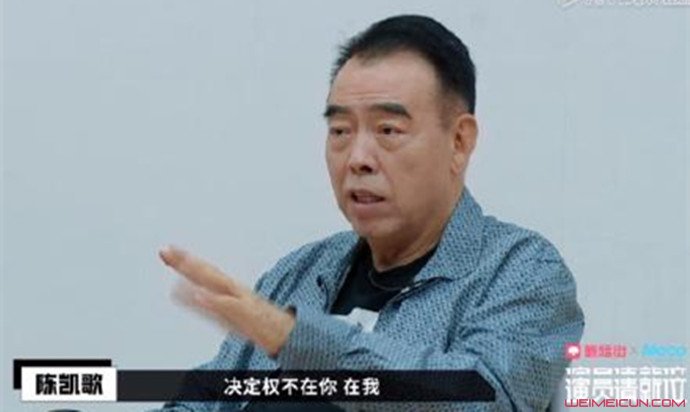 陈凯歌怼于小彤 陈凯歌怼于小彤