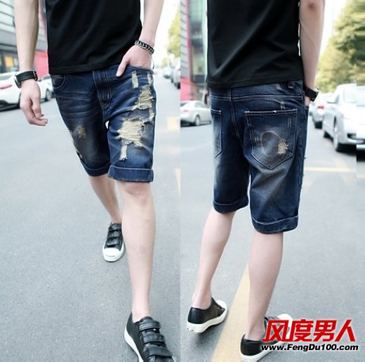 韩版男装五分裤和七分裤夏季搭配