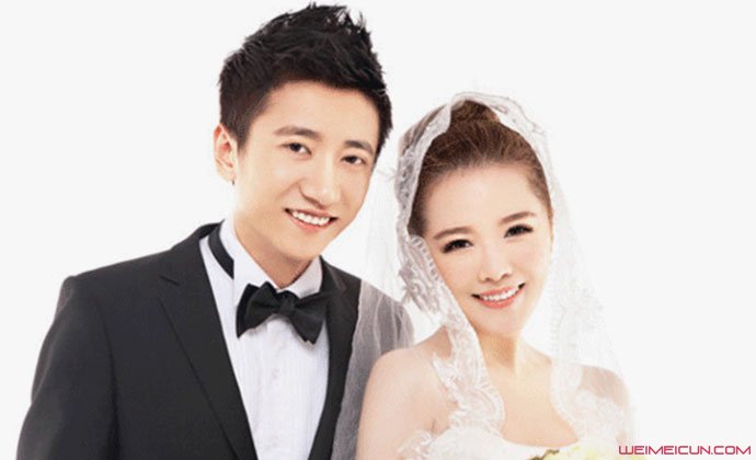 唐笑与老公王磊婚纱照 唐笑与老公王磊婚纱照