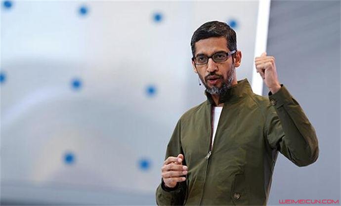谷歌首席执行官Sundar Pichai