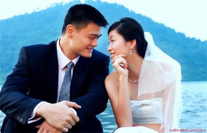 姚明叶莉结婚照