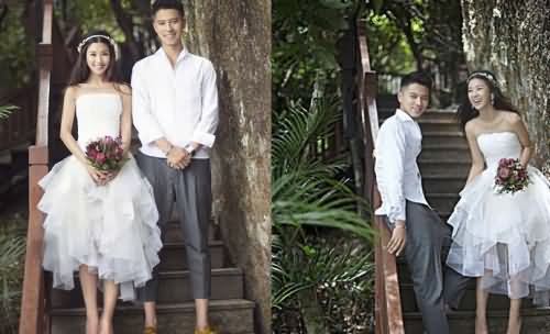 王雷李小萌婚纱照 王雷李小萌婚纱照