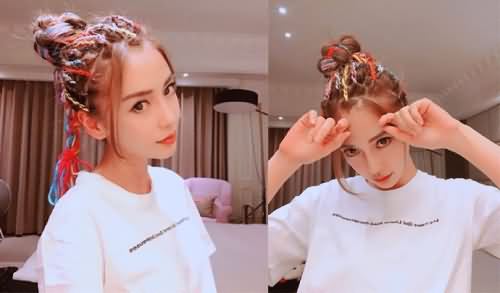 Baby绑整头彩辫 Baby绑整头彩辫